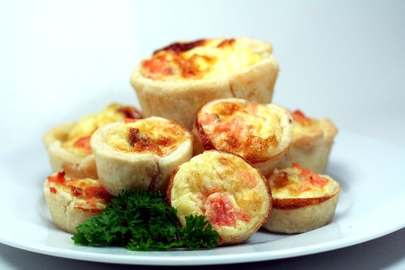 Mini Salmon Quiches