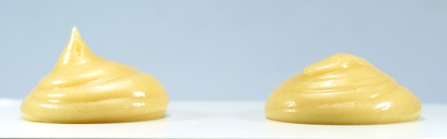 Flatten any points of dough before baking