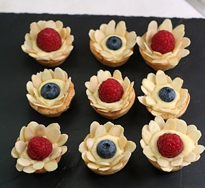 Flower Fruit Tarts