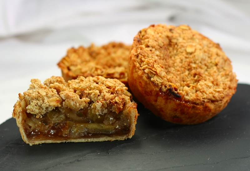 Green Chilli Apple Crumble Pie