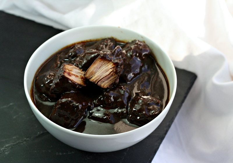 A bowl of Pork Adobo