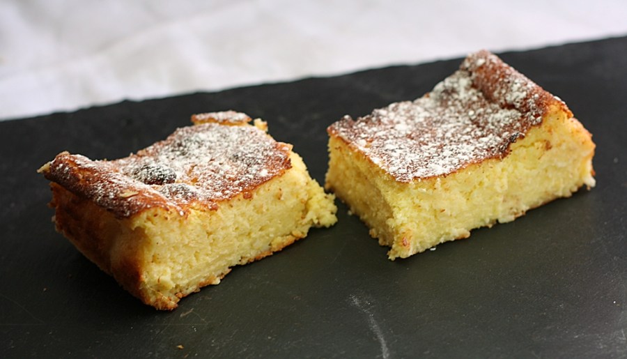 Coconut Lemon Magic Cake