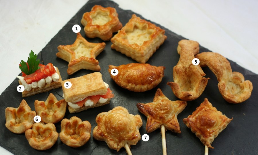 Rough Puff Pastry Canapes
