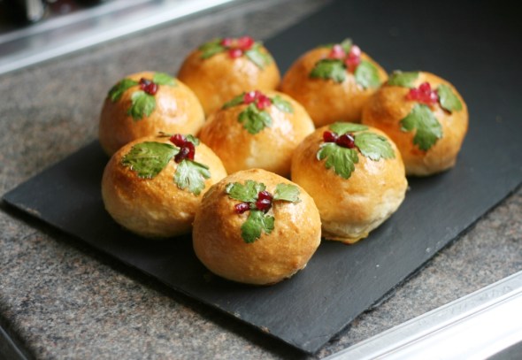 Christmas Brioche Rolls