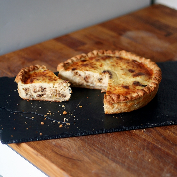 roasted cauliflower quiche