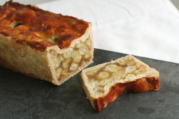 Gooseberry and Elderflower Raised Pie
