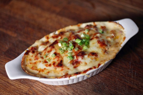 Leek and Bacon Gratin