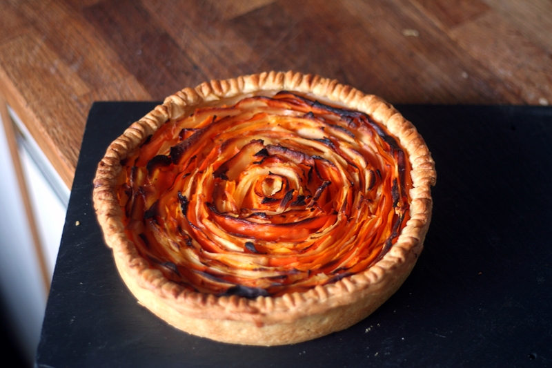 Golden Root Vegetable Tart