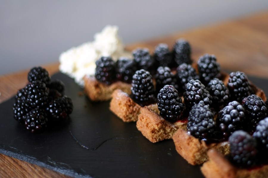 Blackberry Shortbread