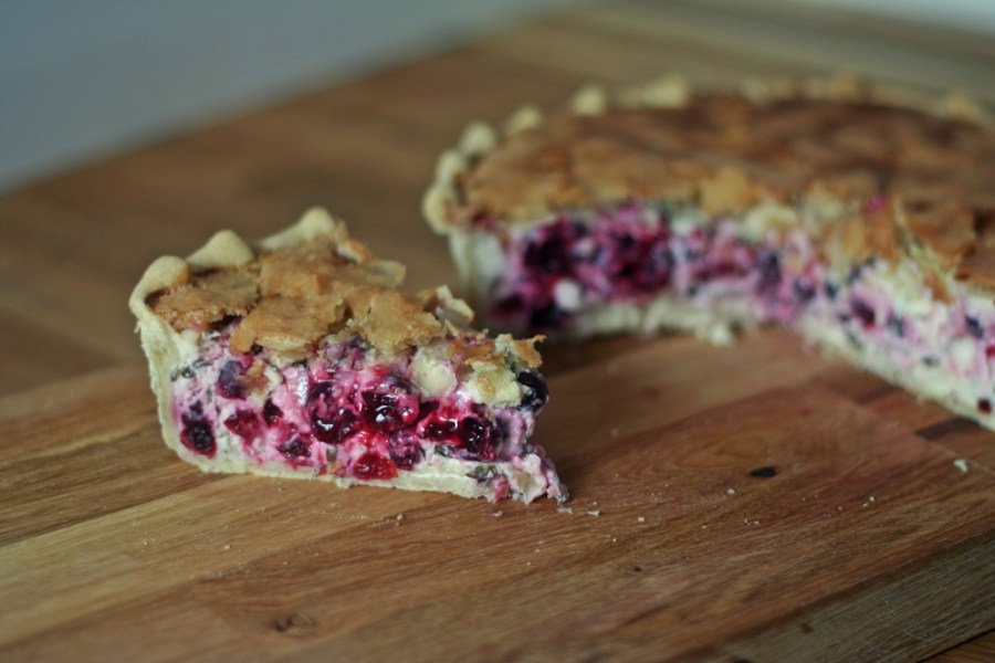 Blackcurrant & Basil Tart