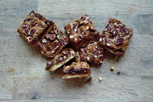 Maple Pecan Shortbread