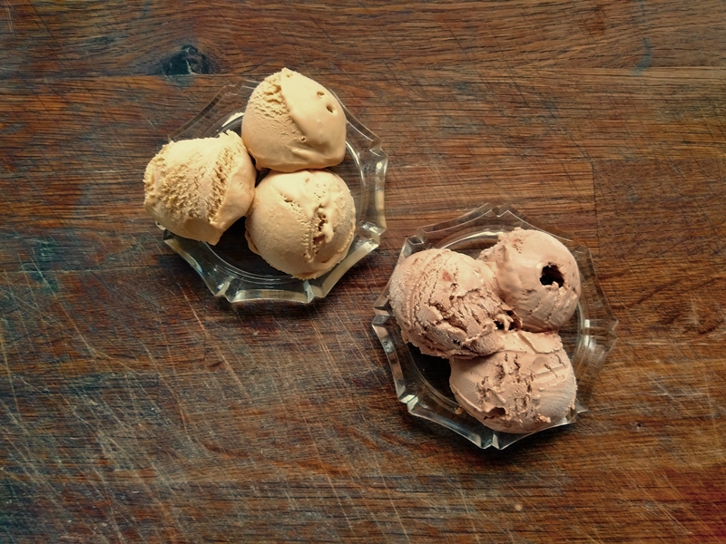 Malt Ice-Cream Two Ways